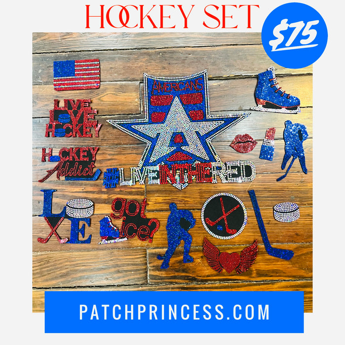 HOCKEY JACKET BAG 15 PATCH SET