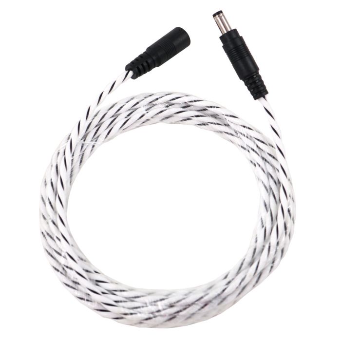 A white and black HYDROS Rope Leak Sensor Kit with a TAS white plug on it, featuring water detection capabilities.