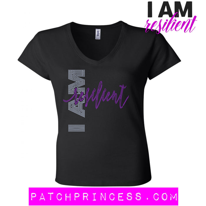 I AM RESILIENT BLING TRANSFERS
