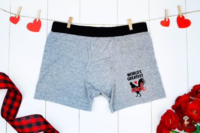 I Have A Heart On For You Men's Anniversary Boxers