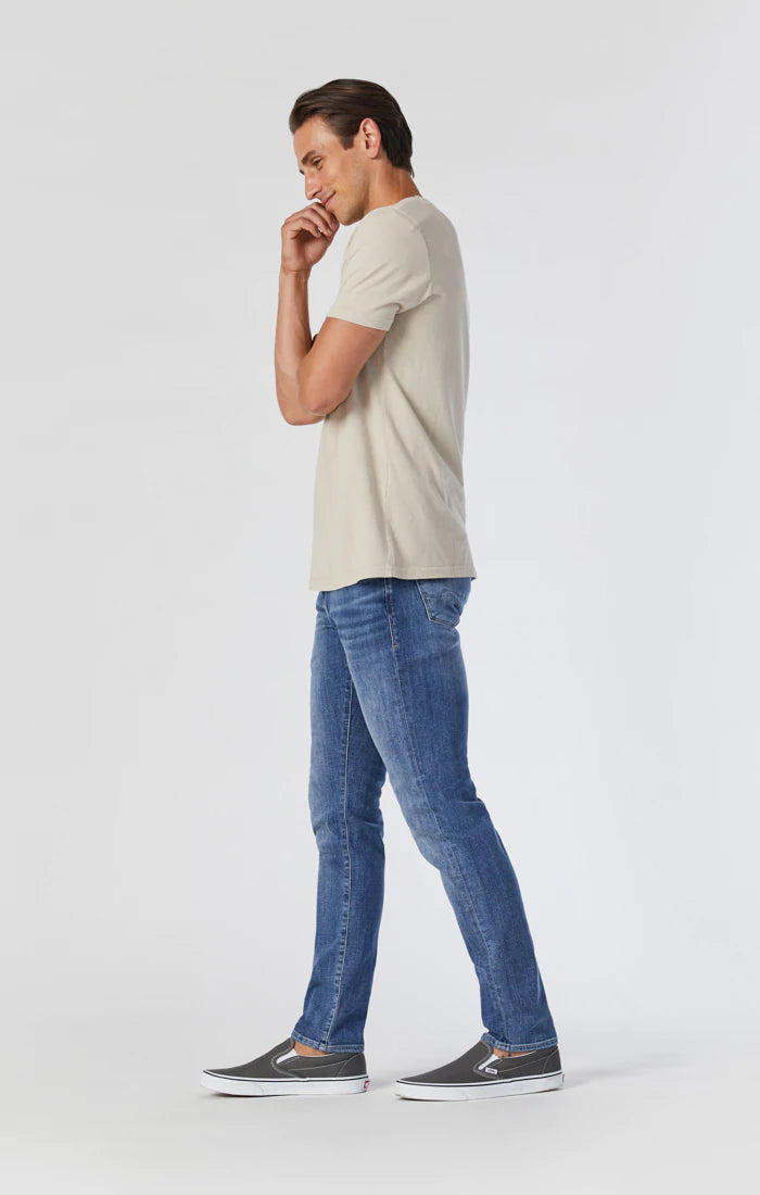 Jake - Mid Used Brushed Feather Blue