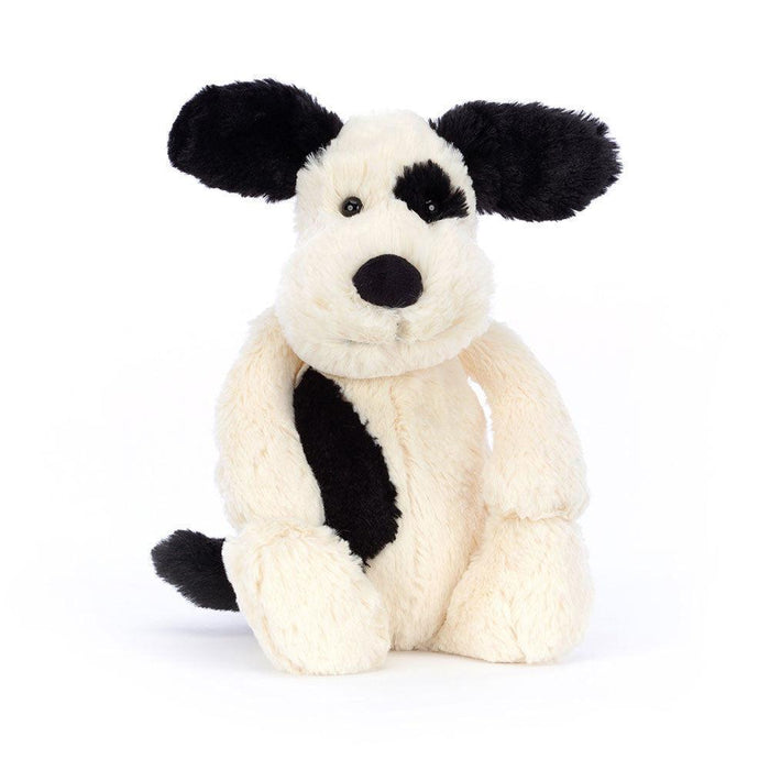 Jellycat - Bashful Rufferty Black & Cream Puppy-Jellycat-treehaus