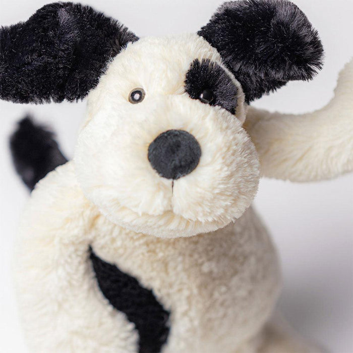 Jellycat - Bashful Rufferty Black & Cream Puppy-Jellycat-treehaus