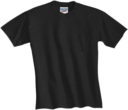 Jerzees Dri-Power 50/50 Cotton/Poly Pocket T-Shirt