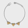 JF0323 Cascade Heart Bracelet