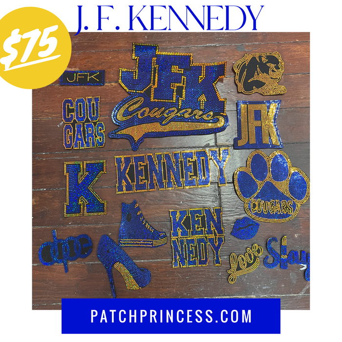 John F. Kennedy HIGH SCHOOL 15 Patch Jacket Bag (Copy)