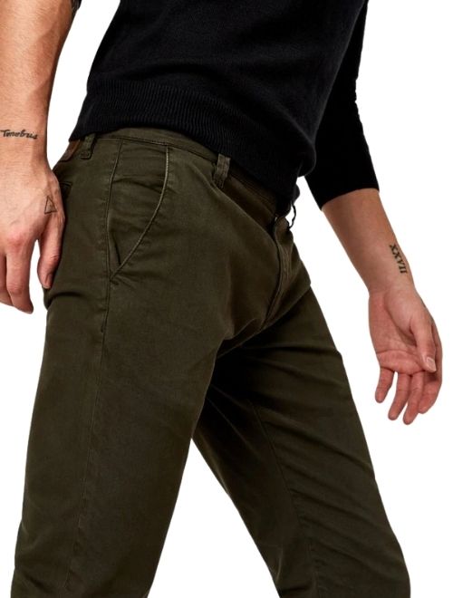 Johnny - Dark Green Twill
