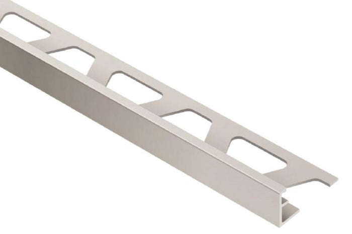 JOLLY 3/8" x 10' Satin Nickel Aluminum Tile Edge Trim