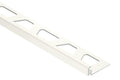 JOLLY 5/16" Bright White Aluminum Tile Edge Trim