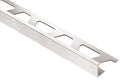 JOLLY 5/16" Brushed Chrome Anodized Aluminum Edge Trim