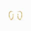 Julie Vos Gold Bamboo Hoops