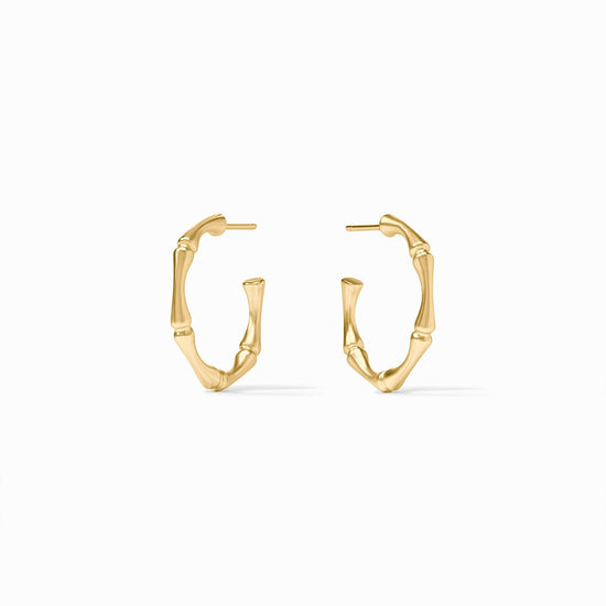 Julie Vos Gold Bamboo Hoops