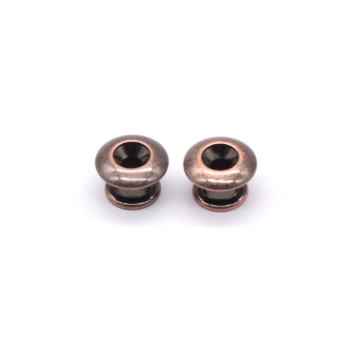 KD By AxLabs Small Strap Buttons (2) Rounded Top - 13mm Top, 10mm Bottom - AxLabs
