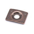 KD By AxLabs Steel Rectangular Jack Plate - Curved Plate, w/ Recessed Hole - AxLabs