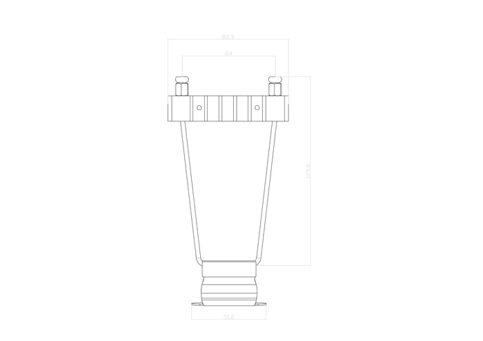 KD By AxLabs Generic Trapeze Tailpiece - AxLabs