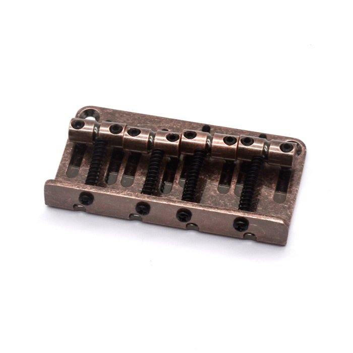 KD By AxLabs Vintage Style Bass Bridge - 4-Screw, 4-String, String-Through-Top - AxLabs