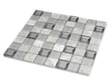Keops Gris 2x2 Glass Mosaic Tile 12x12 Sheet