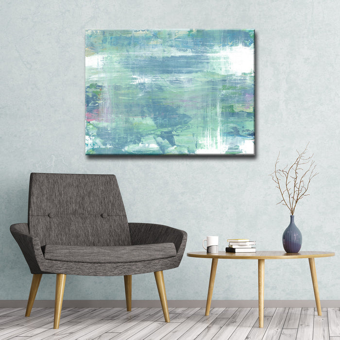 Koi Pond Refections' Wrapped Canvas Wall Art