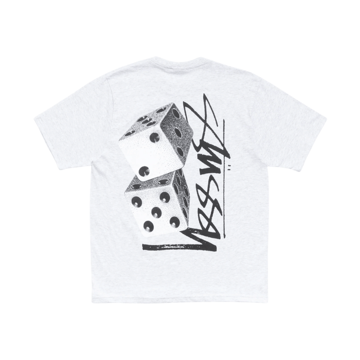 Koszulka Stussy Tall Dice Tee Ash Heather STUSSY Koszulki