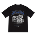 Koszulka Three-Peat Champions Tee Black Blue Edition TRAPSTAR Koszulki