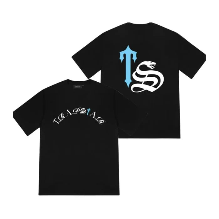 Koszulka Trapstar Script Tee Black/Teal TRAPSTAR Koszulki