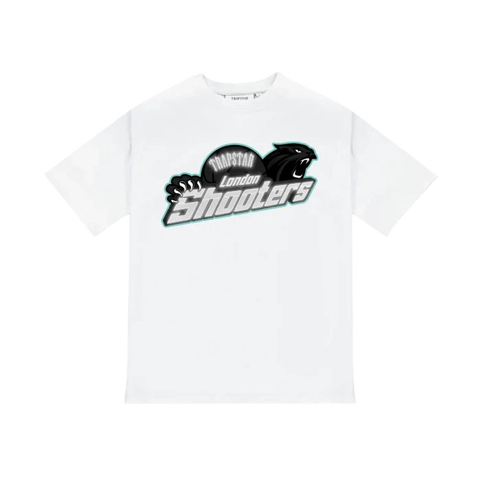 Koszulka Trapstar Shooters Reflective Tee White TRAPSTAR Koszulki