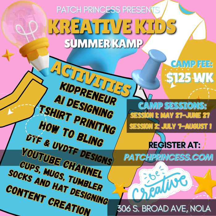 KREATIVE KIDS SUMMER KAMP REGISTRATION