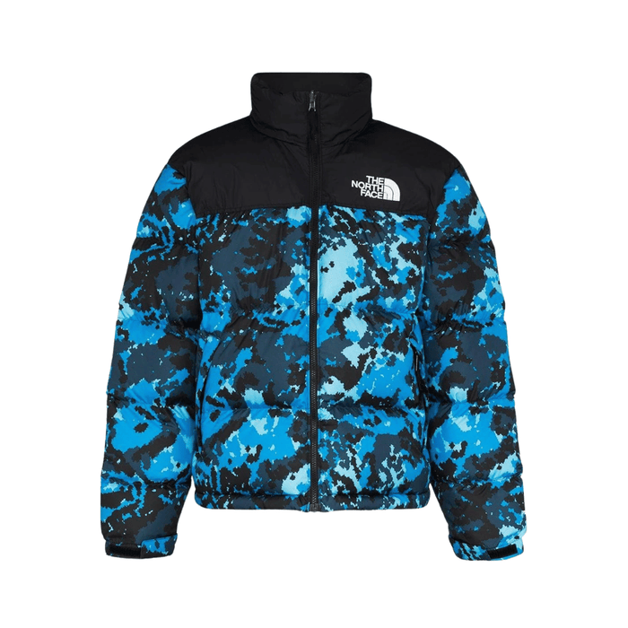 Kurtka Zimowa The North Face Nuptse Blue Camo S THE NORTH FACE Kurtki i bezrękawniki