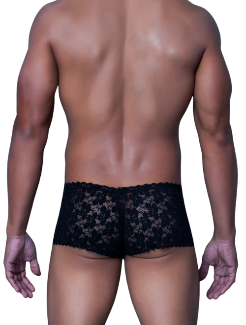 Lace Boy Short - Black
