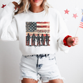 Land of the Free Patriotic 4th of July Crewneck Sweatshirt