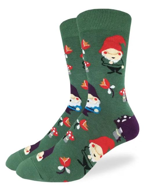 Lawn Gnomes Crew Sock