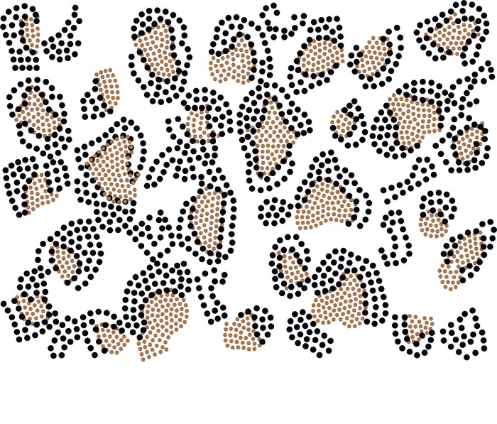 LEOPARD TUMBLER BLING TRANSFERS