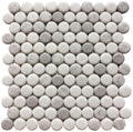 Liquid Drops Freshwater Glass Mosaic Tile 12x12 Sheet