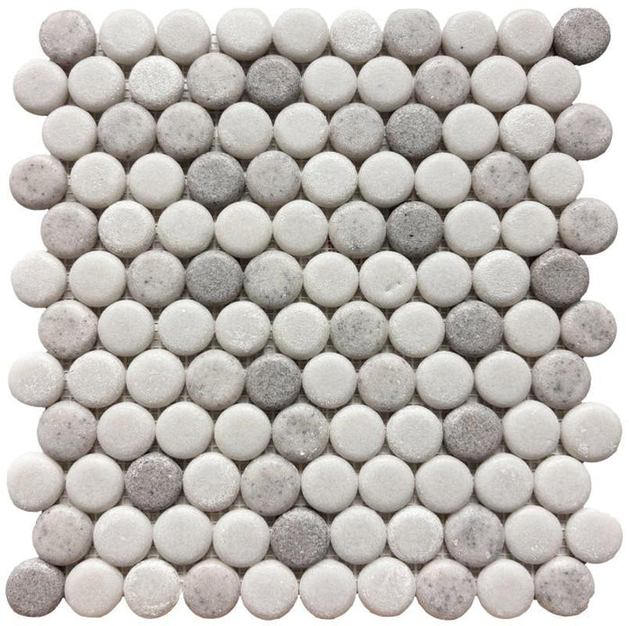 Liquid Drops Freshwater Glass Mosaic Tile 12x12 Sheet