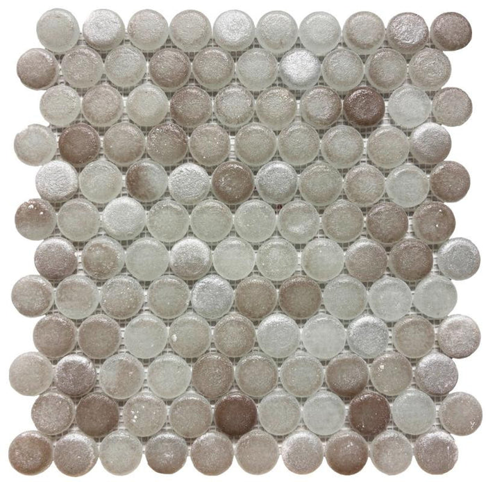 Liquid Drops River Glass Mosaic Tile 12x12 Sheet