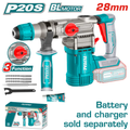Lithium-Ion rotary hammer 4.5J 20V TRHLI20288