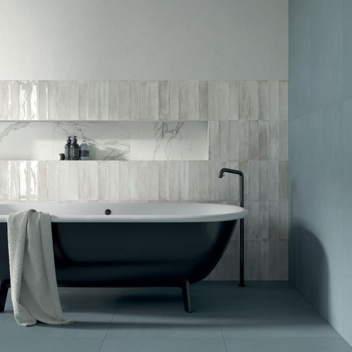 Living White 12x24 Porcelain Wall Tile