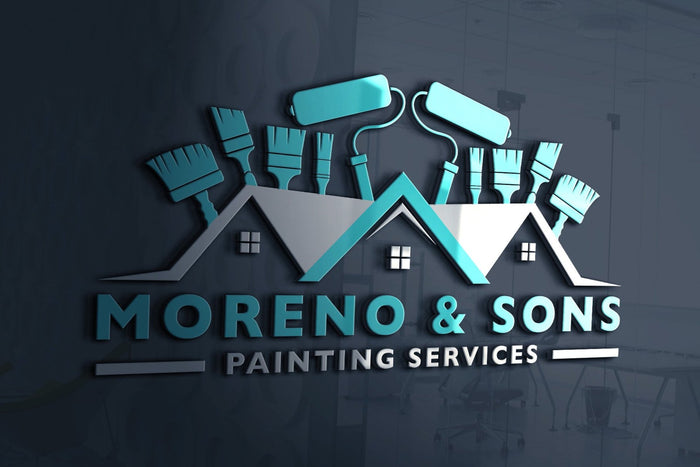 Logo Design - Painting Company Logo Design | Painting Business Logo | Paint Services Logo | Painter Logo