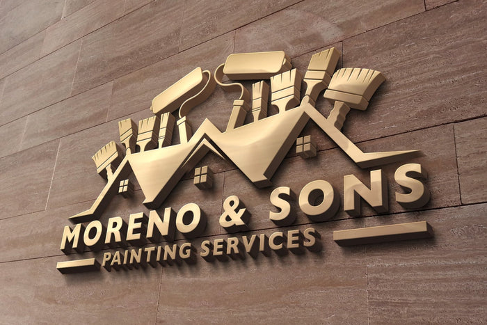 Logo Design - Painting Company Logo Design | Painting Business Logo | Paint Services Logo | Painter Logo