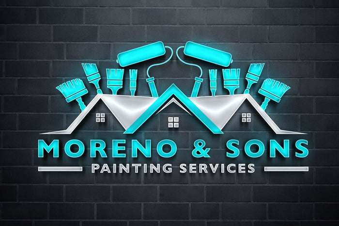 Logo Design - Painting Company Logo Design | Painting Business Logo | Paint Services Logo | Painter Logo