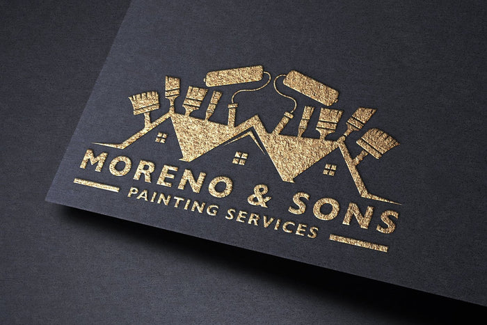 Logo Design - Painting Company Logo Design | Painting Business Logo | Paint Services Logo | Painter Logo
