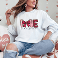 Love like Jesus Valentine's Day Graphic Sweatshirt - Trendznmore