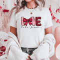 Love like Jesus Valentine's Day Graphic T-Shirt - Trendznmore