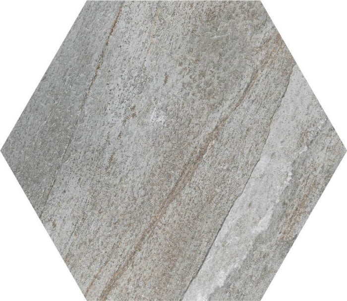 Manstone Hex 19x22 Matte Porcelain Tile