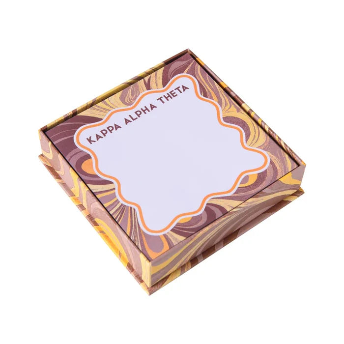 Marbled Note Box- Kappa Alpha Theta