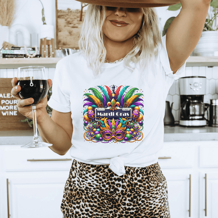 Mardi Gras Graphic T-Shirt - Trendznmore