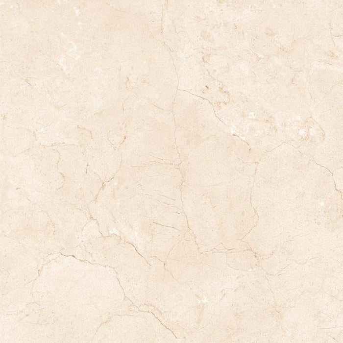 Marfil Crema 24x24 Polished Marble Look Porcelain Tile