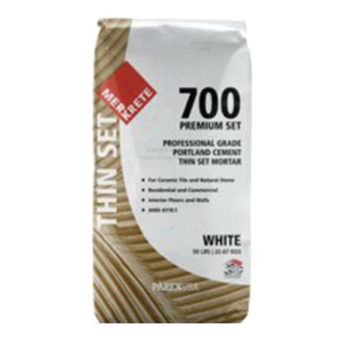 Merkrete 700 PremSet White Thin-Set Mortar 50 lb