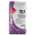 Merkrete 703 Pro Set Polymer-Modified Tile Mortar, White, 50 lb