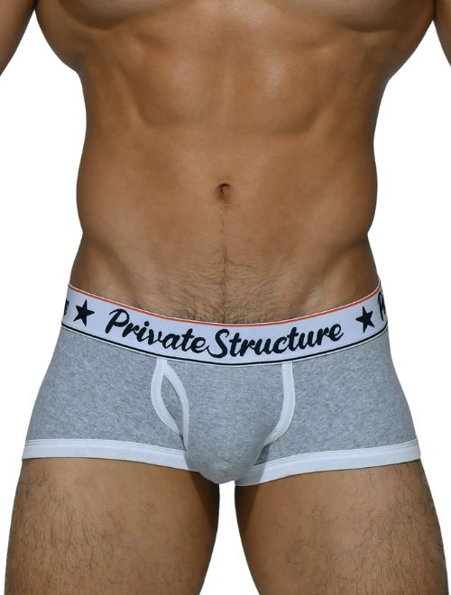 Mini Ribbed Trunk - Melange Grey